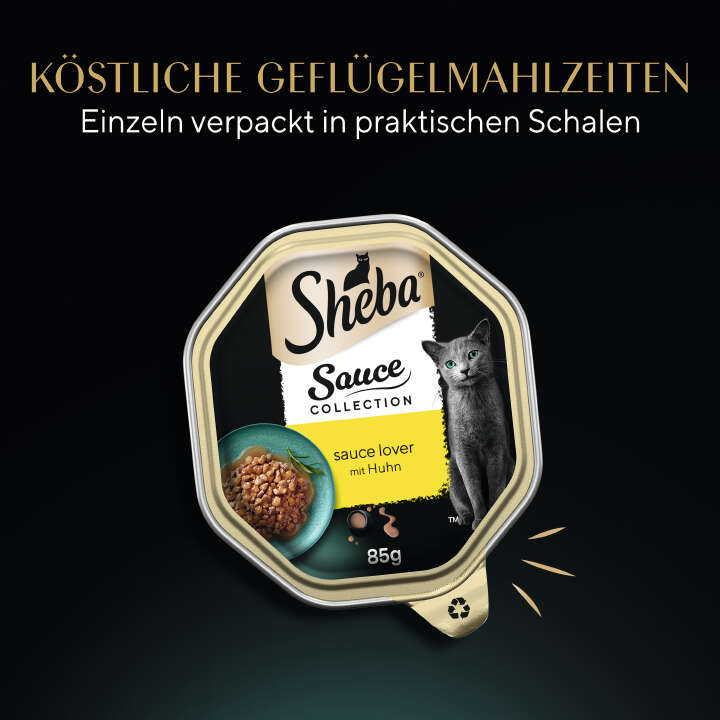 Sheba Katzen-Nassfutter Sauce Collection Sauce Lover mit Huhn